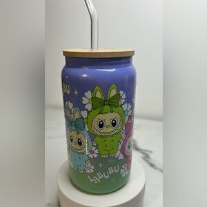 Colorful Character Print Tumbler